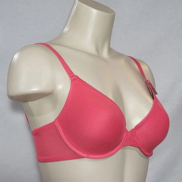 32D On Gossamer Mesh Convertible T-Shirt‎ UW Bra Vermillion Coral NWT - Picture 3 of 7